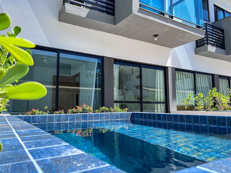 Flat Abril em Maracaípe - Piscina Privativa
