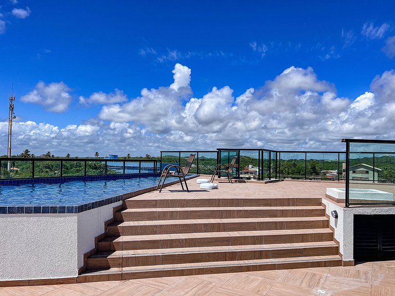 Flat Abril em Maracaípe - Piscina Privativa