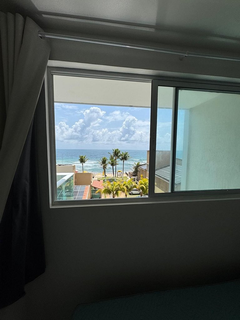 Maravilhoso Flat Frente ao Mar - OceanBlue 304