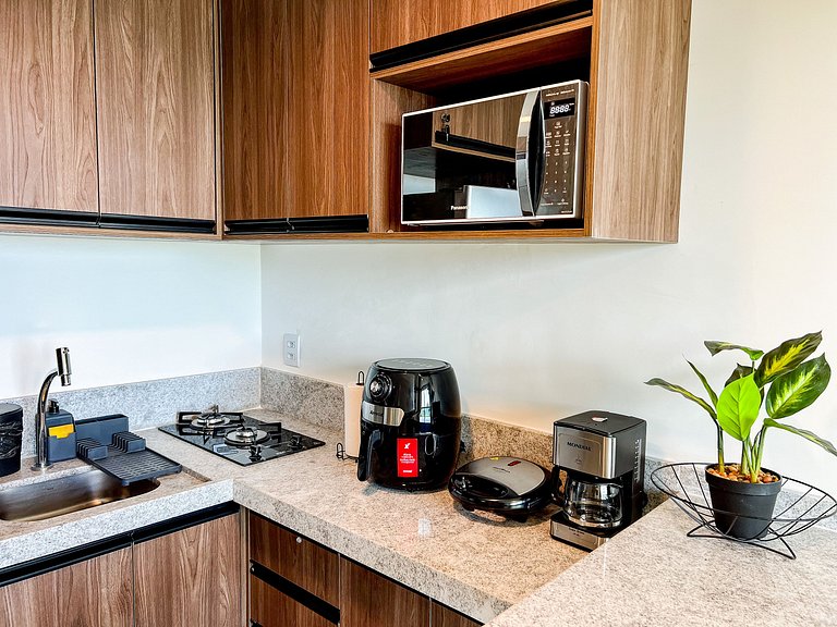 Maravilhoso Flat Vista para o Mar - OceanBlue 204