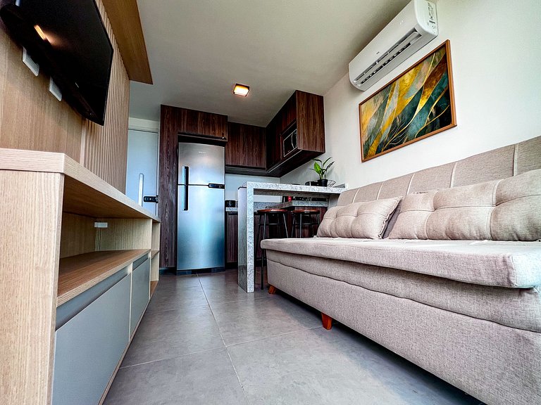 Maravilhoso Flat Vista para o Mar - OceanBlue 204