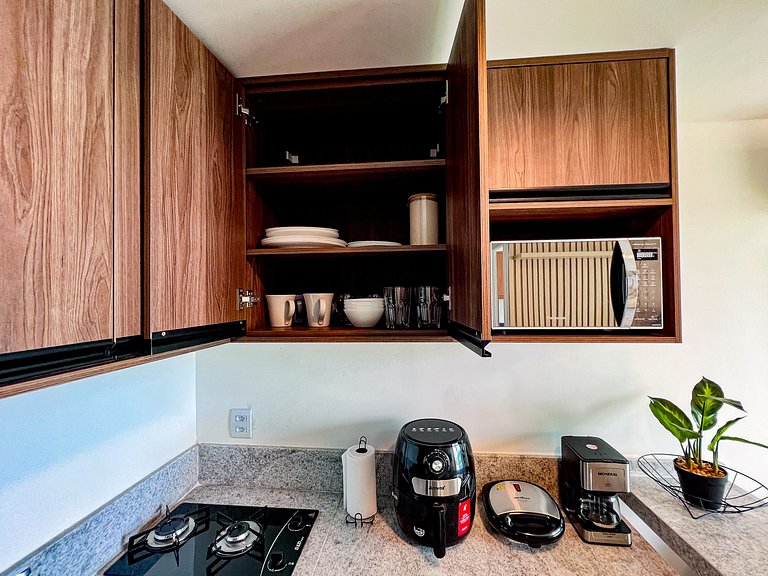 Maravilhoso Flat Vista para o Mar - OceanBlue 204