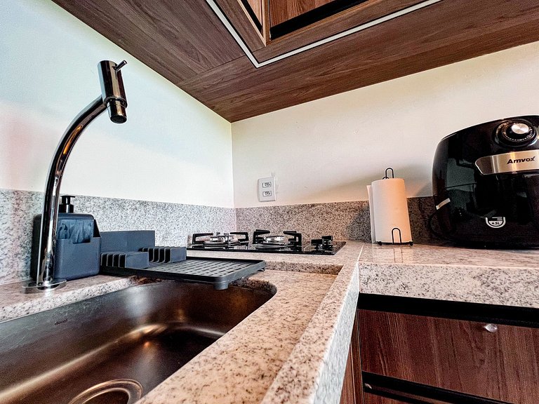 Maravilhoso Flat Vista para o Mar - OceanBlue 204