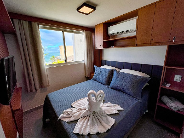 Maravilhoso Flat Vista para o Mar - OceanBlue 204