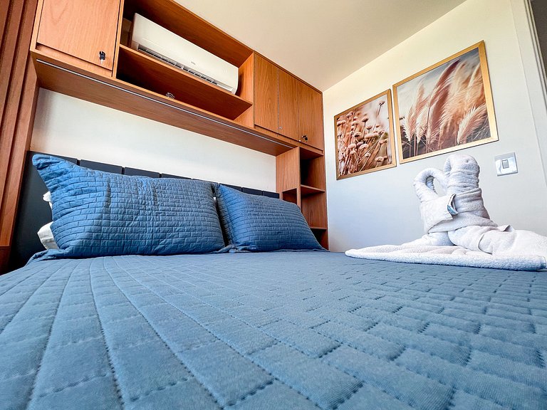 Maravilhoso Flat Vista para o Mar - OceanBlue 204