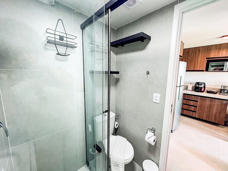 Maravilhoso Flat Vista para o Mar - OceanBlue 204