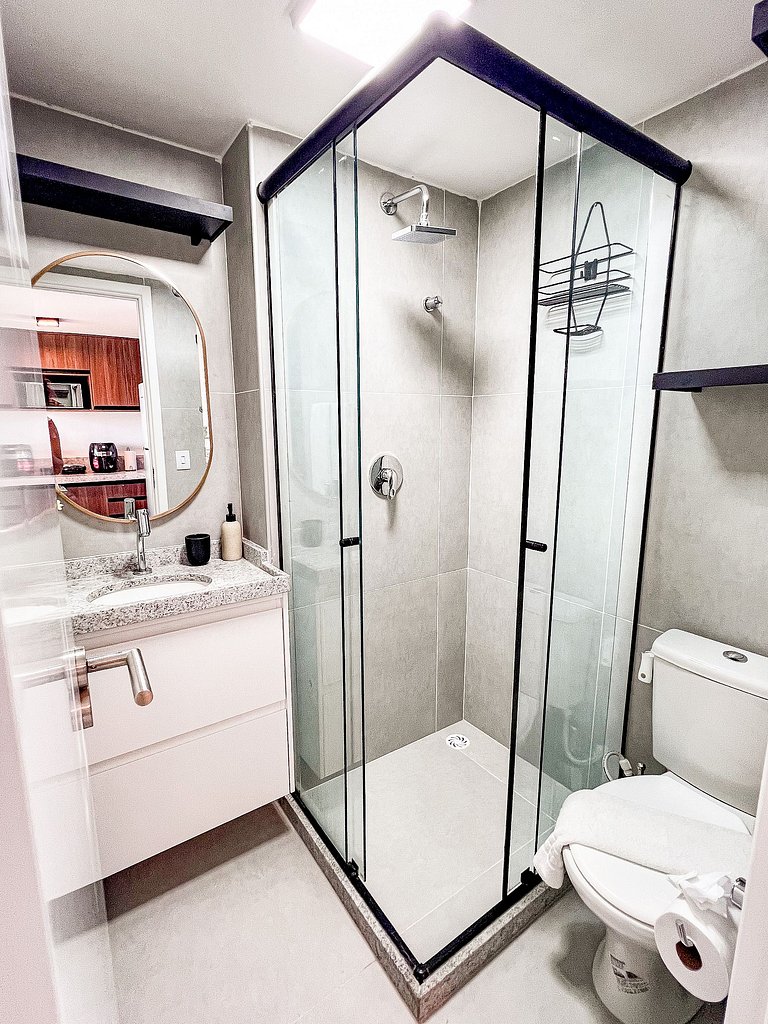 Maravilhoso Flat Vista para o Mar - OceanBlue 204