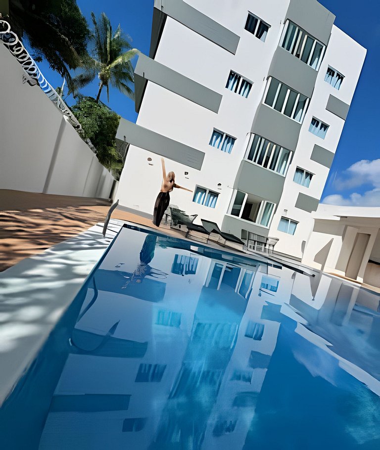 Vila Dos Coqueiros, Ap 104, 200 metros da praia