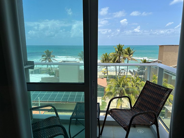 Maravilhoso Flat Frente ao Mar - OceanBlue 304