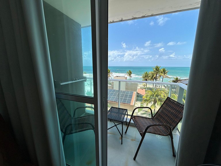 Maravilhoso Flat Frente ao Mar - OceanBlue 304
