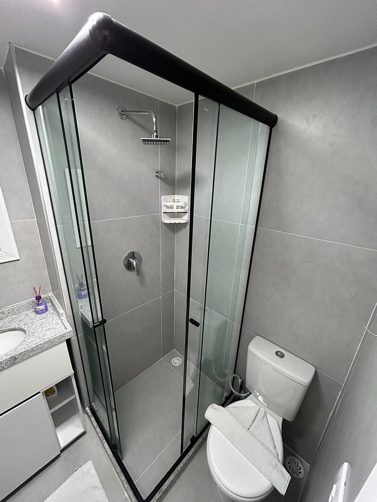 Maravilhoso Flat Frente ao Mar - OceanBlue 304