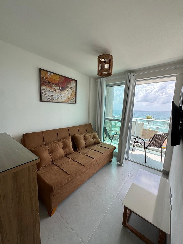 Maravilhoso Flat Frente ao Mar - OceanBlue 304