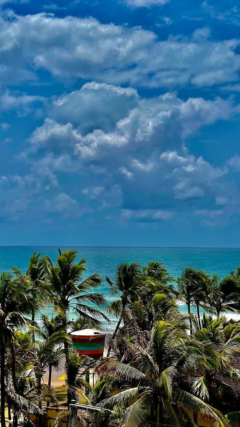 Maravilhoso Flat Frente ao Mar - OceanBlue 304