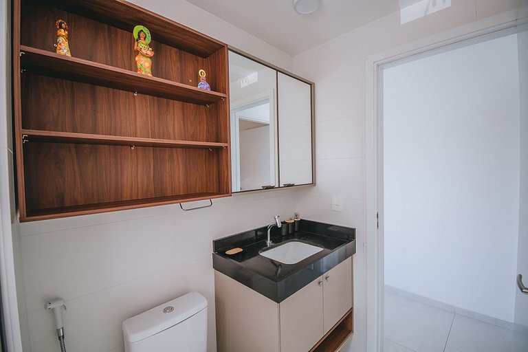 Apto com Piscina Rooftop em Porto de Galinhas