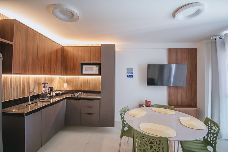 Apto com Piscina Rooftop em Porto de Galinhas