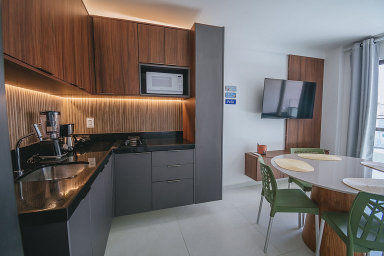 Apto com Piscina Rooftop em Porto de Galinhas