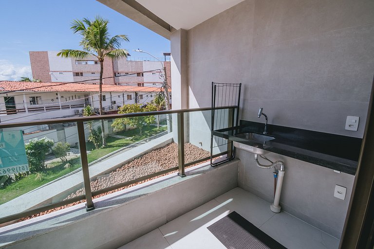 Apt Rooftop Pool Porto de Galinhas Up to 4