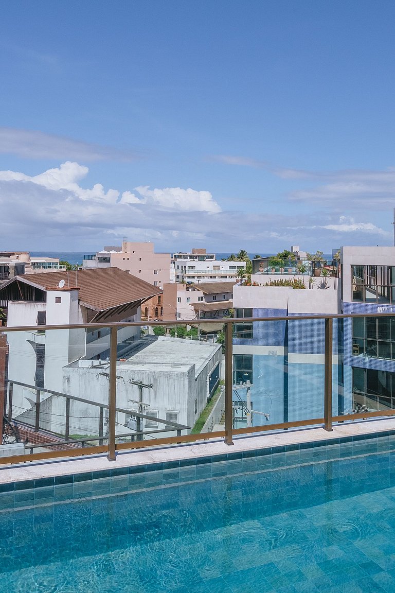 Apt Rooftop Pool Porto de Galinhas Up to 4
