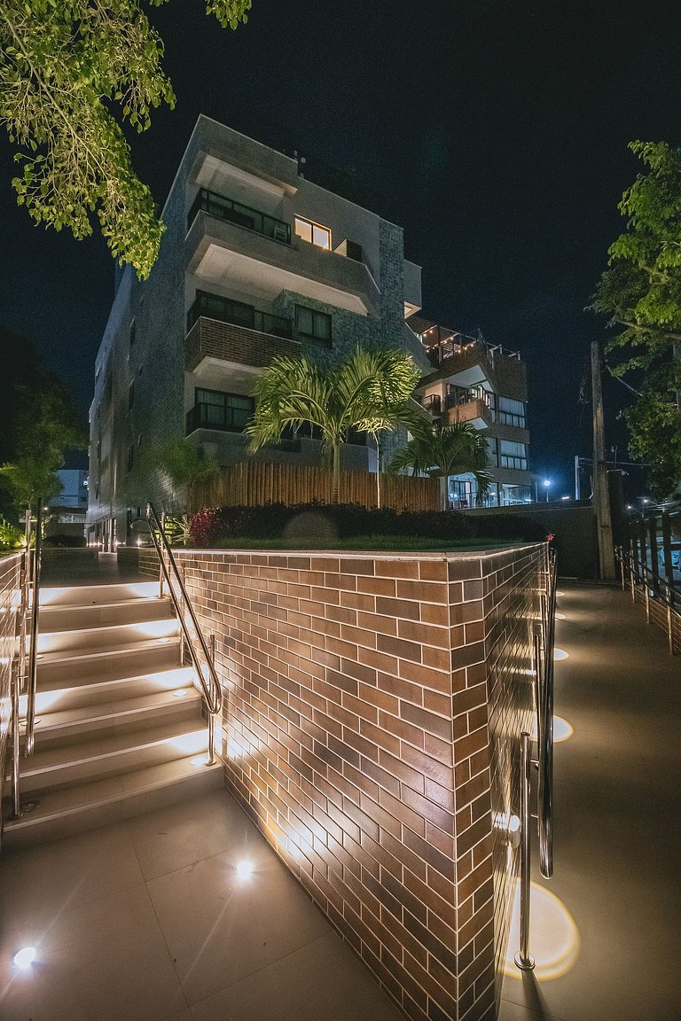 Apto com Piscina Rooftop em Porto de Galinhas