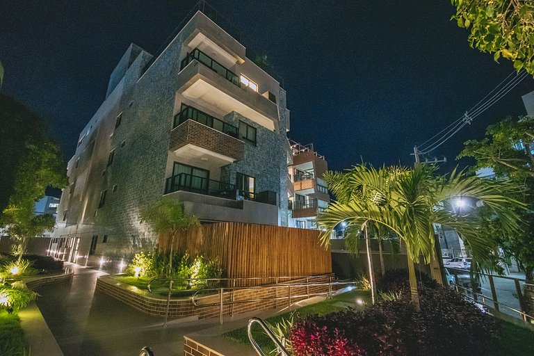 Apto com Piscina Rooftop em Porto de Galinhas