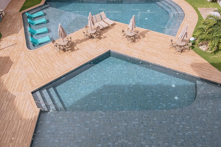 Apt Panoramic View Pool Breakfast Porto Galinhas