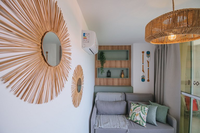 Conforto para 4 com sauna em Porto de Galinhas