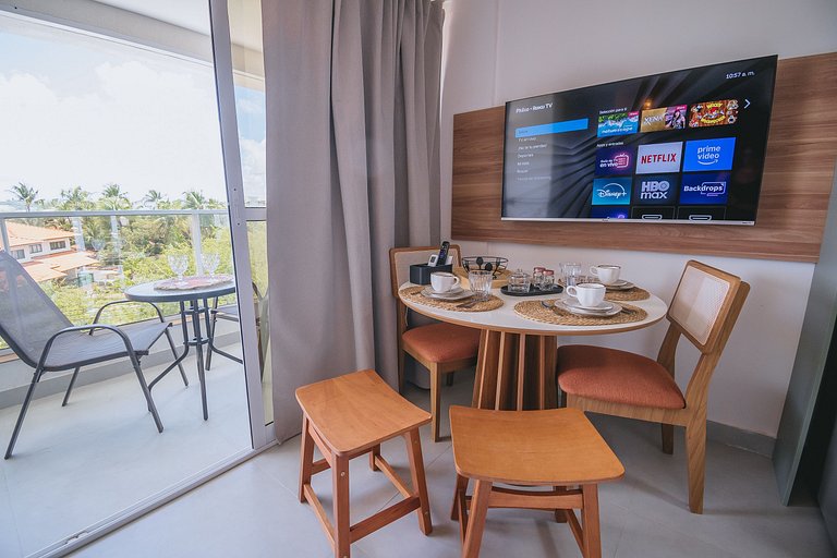 Conforto para 4 com sauna em Porto de Galinhas