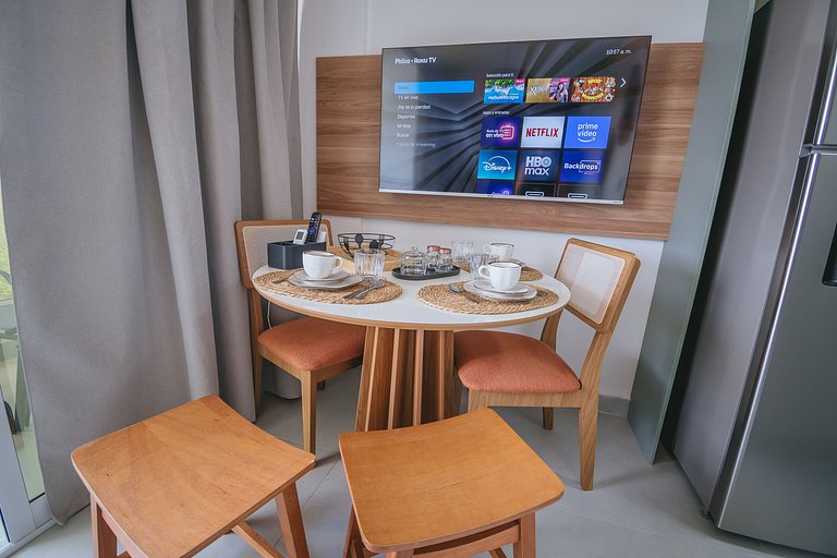 Conforto para 4 com sauna em Porto de Galinhas